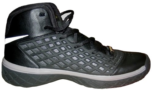 Kobe Bryant basketball shoes pictures: Nike Zoom Kobe 3 black, grey and yellow (maize) picture 2