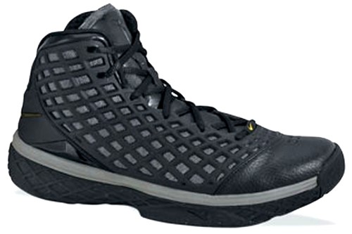 Kobe Bryant basketball shoes pictures: Nike Zoom Kobe 3 black, grey and yellow (maize) picture 6