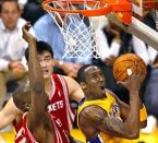 click for Lakers Playoff pictures (LA Daily News), (Kobe Bryant, Steve Francis)
