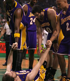 click for Lakers 2008 Playoff pictures (LA Daily News), NBA Finals Game 2