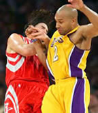 click for Lakers 2009 Playoff pictures (LA Daily News), Western Conference Semifinals vs. Houston Rockets Game 2