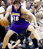 click for Lakers 2010 Playoff pictures (LA Daily News), Western Conference Semifinals vs. Utah Jazz Game 4