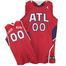 Custom Atlanta Hawks Nike Red Authentic Jersey
