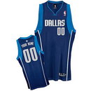 Custom Dallas Mavericks Nike Navy Authentic Jersey