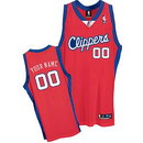 Custom Los Angeles Clippers Nike Red Authentic Jersey