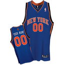 Custom New York Knicks Nike Blue Replica Jersey