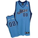 Custom Utah Jazz Nike Light Blue Alternate Jersey