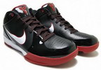 Nike Zoom Kobe IV (4) Picture Black, Red and White Edition