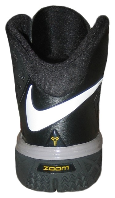 Kobe Bryant basketball shoes pictures: Nike Zoom Kobe 3 black, grey and yellow (maize) picture 4