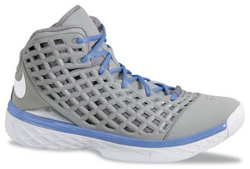 Kobe Bryant basketball shoes pictures: Nike Zoom Kobe 3 grey, white and sky blue picture 7