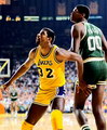 Lakers vs. Celtics 1985 Finals - Magic and Parish