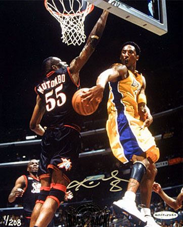 2001 Championship: Kobe Bryant Autographed NBA Finals Photograph