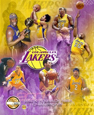 Lakers 2001 Championship: NBA Champions Composite