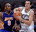click for Lakers Playoff pictures, (Kobe Bryant, Manu Ginobili)