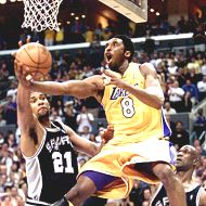 Kobe Bryant with a spectacular lay-up