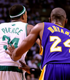 click for Lakers 2008 Playoff pictures (LA Daily News), NBA Finals Game 1
