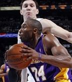 click for Lakers 2008 Playoff pictures (LA Daily News), First Round Game 4