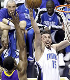 click for Lakers 2009 Playoff pictures (LA Daily News), NBA Finals vs. Orlando Magic Game 4