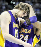 click for Lakers 2009 Playoff pictures (LA Daily News), Western Conference Finals vs. Denver Nuggets Game 6