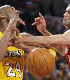 click for Lakers 2009 Playoff pictures (LA Times), Western Conference Semifinals vs. Houston Rockets Game 1