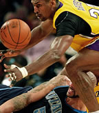 click for Lakers 2010 Playoff pictures (LA Daily News), Western Conference Semifinals vs. Utah Jazz Game 2