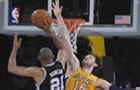 click for Lakers 2013 Playoff pictures (LA Times), Western Conference First Round vs. San Antonio Spurs Game 1
