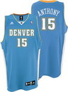 Carmelo Anthony Denver Nuggets Blue Youth Road Swingman Adidas NBA Basketball Jersey