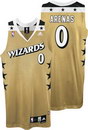 Gilbert Arenas Washington Wizards Old Gold Alternate Swingman Adidas NBA Jersey