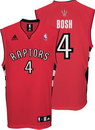 Chris Bosh Toronto Raptors Red Replica Adidas NBA Jersey
