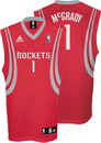 Tracy McGrady Houston Rockets Red Replica Adidas NBA Basketball Jersey