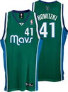 Dirk Nowitzki Dallas Mavericks Kelly Green Alternate Authentic Adidas NBA Jersey