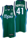 Dirk Nowitzki Dallas Mavericks Kelly Green Alternate Swingman Adidas NBA Jersey