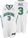 Chris Paul New Orleans Hornets White Home Swingman Adidas NBA Basketball Jersey