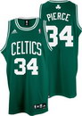 Adidas Boston Celtics #34 Paul Pierce Green Swingman Basketball Jersey