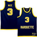Nike Marquette Golden Eagles #3 Dwyane Wade Uprising Black Twilled Jersey