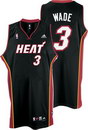 Adidas Miami Heat #3 Dwayne Wade Black Youth Swingman Basketball Jersey