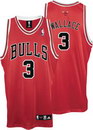 Ben Wallace Chicago Bulls Red Road Authentic Adidas NBA Jersey