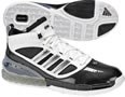 Basketball Shoes: Adidas Rapid Bounce, White and Black
