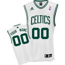 Custom Boston Celtics Nike White Home Jersey