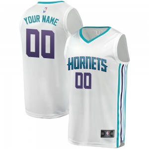 Custom Kai Jones Charlotte Hornets Nike White Home Jersey