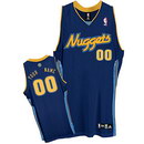 Custom Denver Nuggets Nike Navy Blue Alternate Jersey
