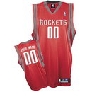Custom Dennis Schroder Houston Rockets Nike Red Road Jersey