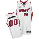 Custom Miami Heat Nike White Home Jersey