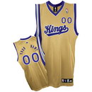 Custom Sacramento Kings Nike Gold Alternate Jersey