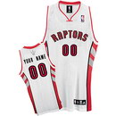 Custom Toronto Raptors Nike White Home Jersey