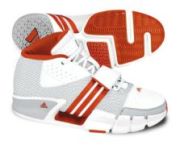 New Gilbert Arenas Basketball Shoes: Adidas Pilrahna, orange and white