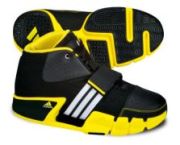 New Gilbert Arenas Basketball Shoes: Adidas Pilrahna, black and yellow