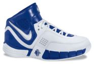 new Tony Parker Basketball Shoes: Nike Air Huarache Elite TB, Blue and White