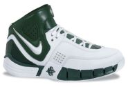 new Tony Parker Basketball Shoes: Nike Air Huarache Elite TB, Green and White